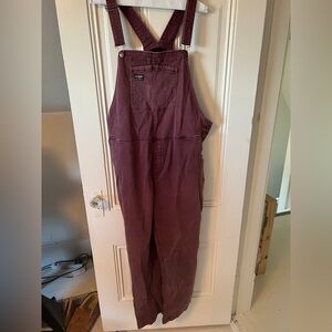 Wildfang Workwear The Essential Overalls plum Size XL
